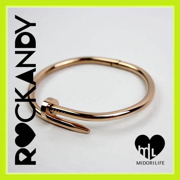 UNBRANDED Just A Nail Bracelet – Rose Gold - Picture 1 of 15
